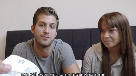 Предложил парню и его красивой девушке секс за деньги и они согласились