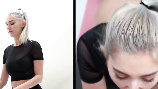 Секс с красивой русской фитоняшкой Евой Эльфи