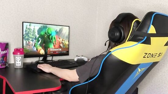 Весь день играла в Доту, а уже под вечер захотела подрочить