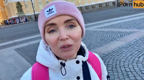 Гуляем по центру Питера, перед тем как пойти в отель...