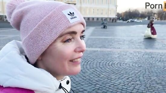 Гуляем по центру Питера, перед тем как пойти в отель...