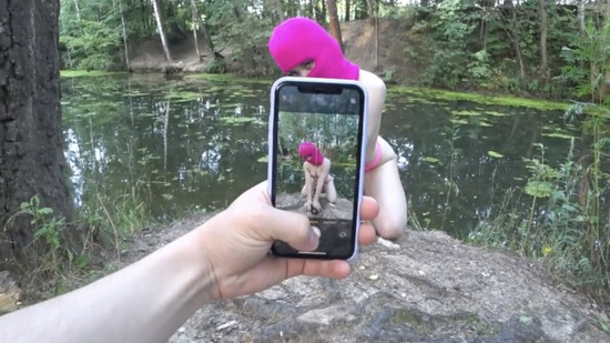 Фотосессия с другом на природе закончилась сексом