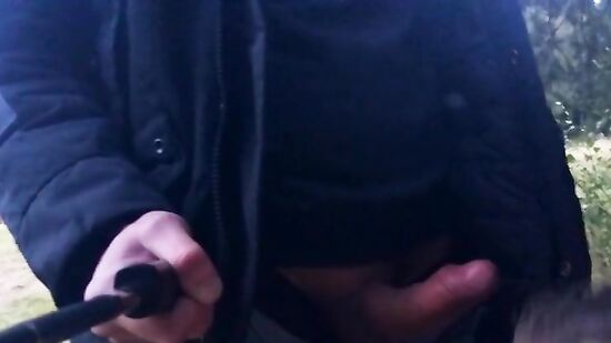 Мы просто гуляли по парку и он захотел минет прямо на улице