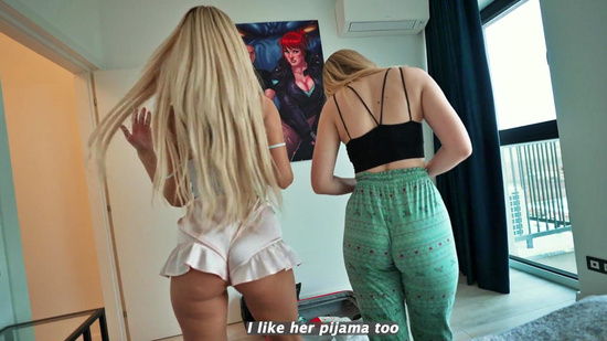 Мачеха и сводная сестра поделили мой член на двоих